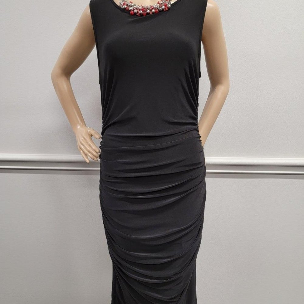 Jessica Simpson Black Midi Dress